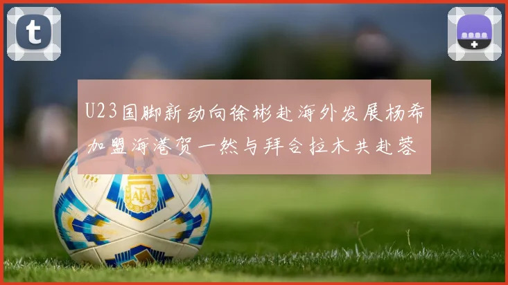 U23国脚新动向徐彬赴海外发展杨希加盟海港贺一然与拜合拉木共赴蓉城