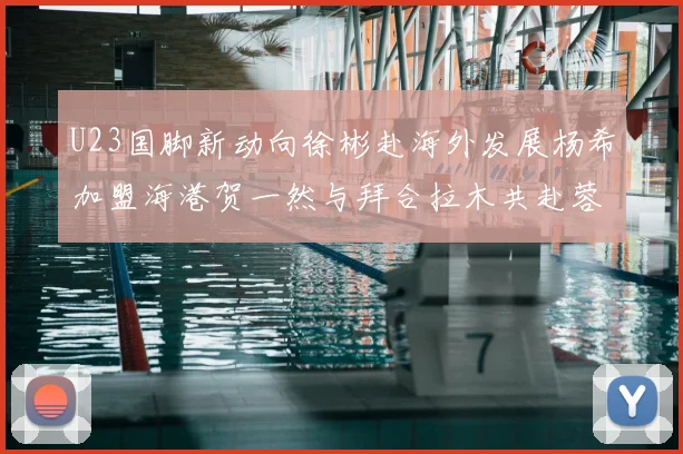 U23国脚新动向徐彬赴海外发展杨希加盟海港贺一然与拜合拉木共赴蓉城