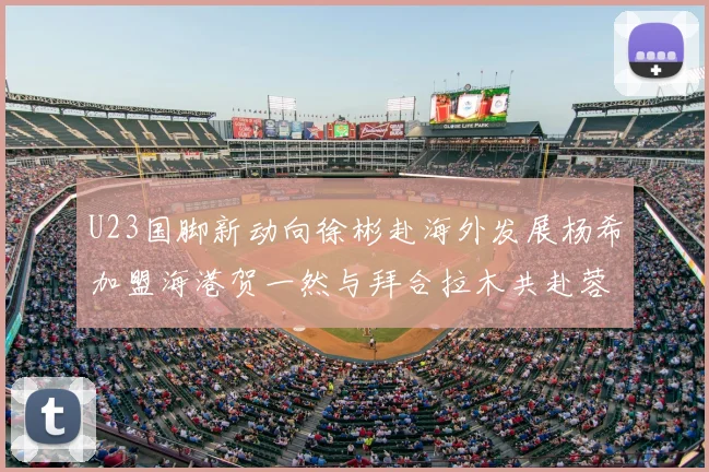 U23国脚新动向徐彬赴海外发展杨希加盟海港贺一然与拜合拉木共赴蓉城