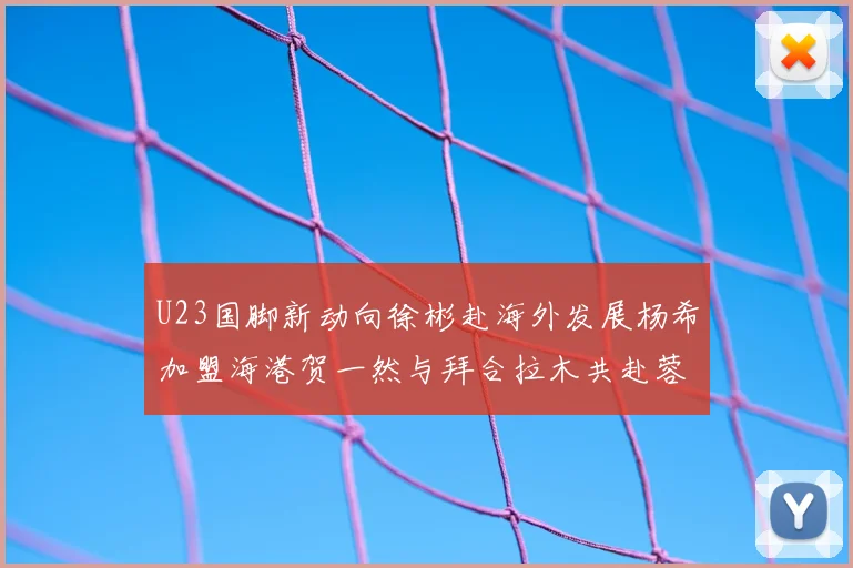 U23国脚新动向徐彬赴海外发展杨希加盟海港贺一然与拜合拉木共赴蓉城