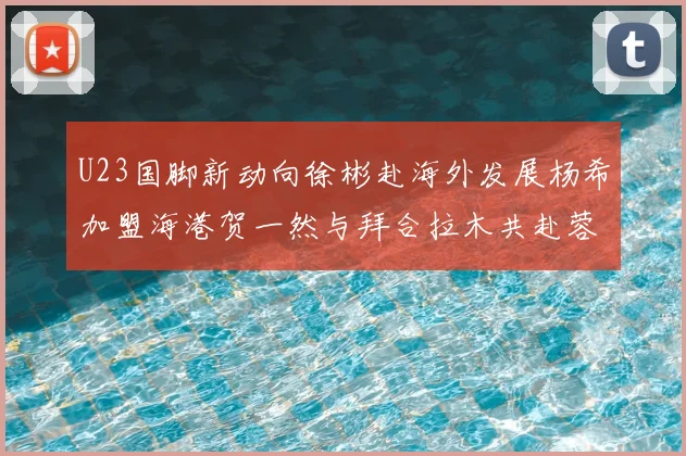 U23国脚新动向徐彬赴海外发展杨希加盟海港贺一然与拜合拉木共赴蓉城